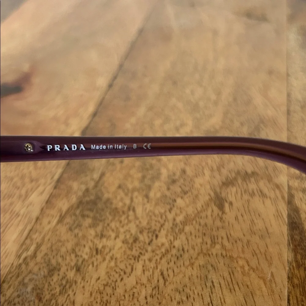 Prada Purple Cat-Eye Sunglasses with Brown Lenses - Picture 2 of 5